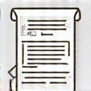 Stylized icon representing a blog or newspaper